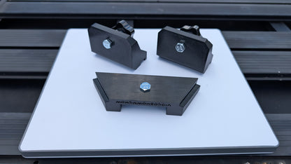 STARLINK Mini Flat Roof Rack Mount - 3 Point Mounting System with Stainless Hardware